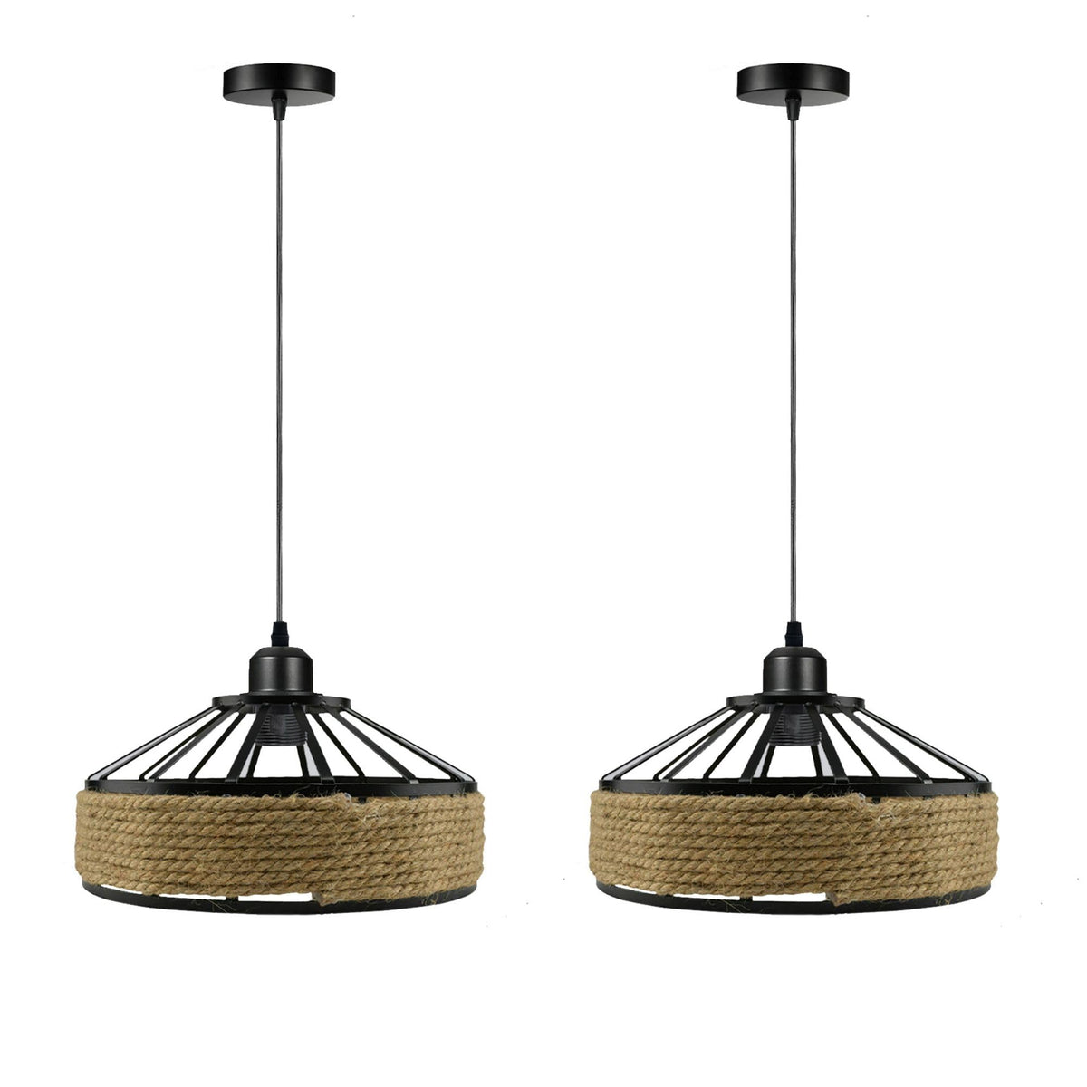 hemp rope ceiling light