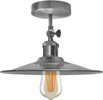 Retro E27 Base Adjustable Metal Ceiling Light~4046