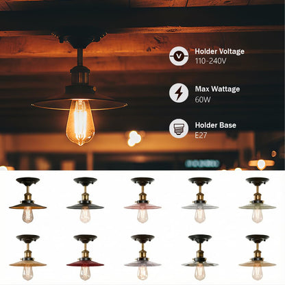 Industrial Semi Flush Mount LED Ceiling Light~4047