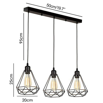 geometric ceiling shade lampsh