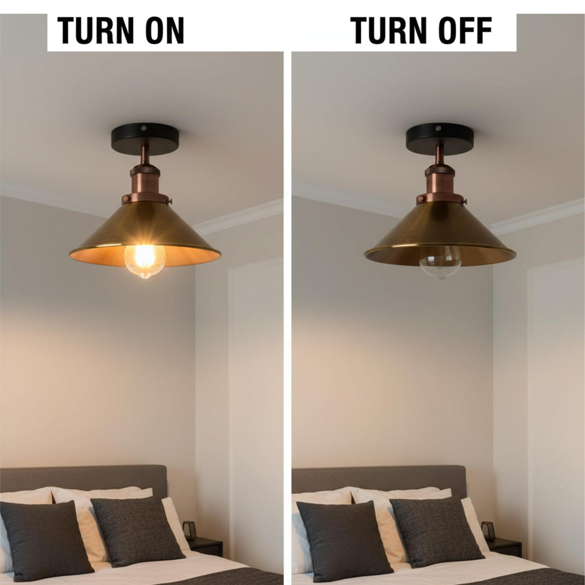 farmhouse rustic ceiling semi