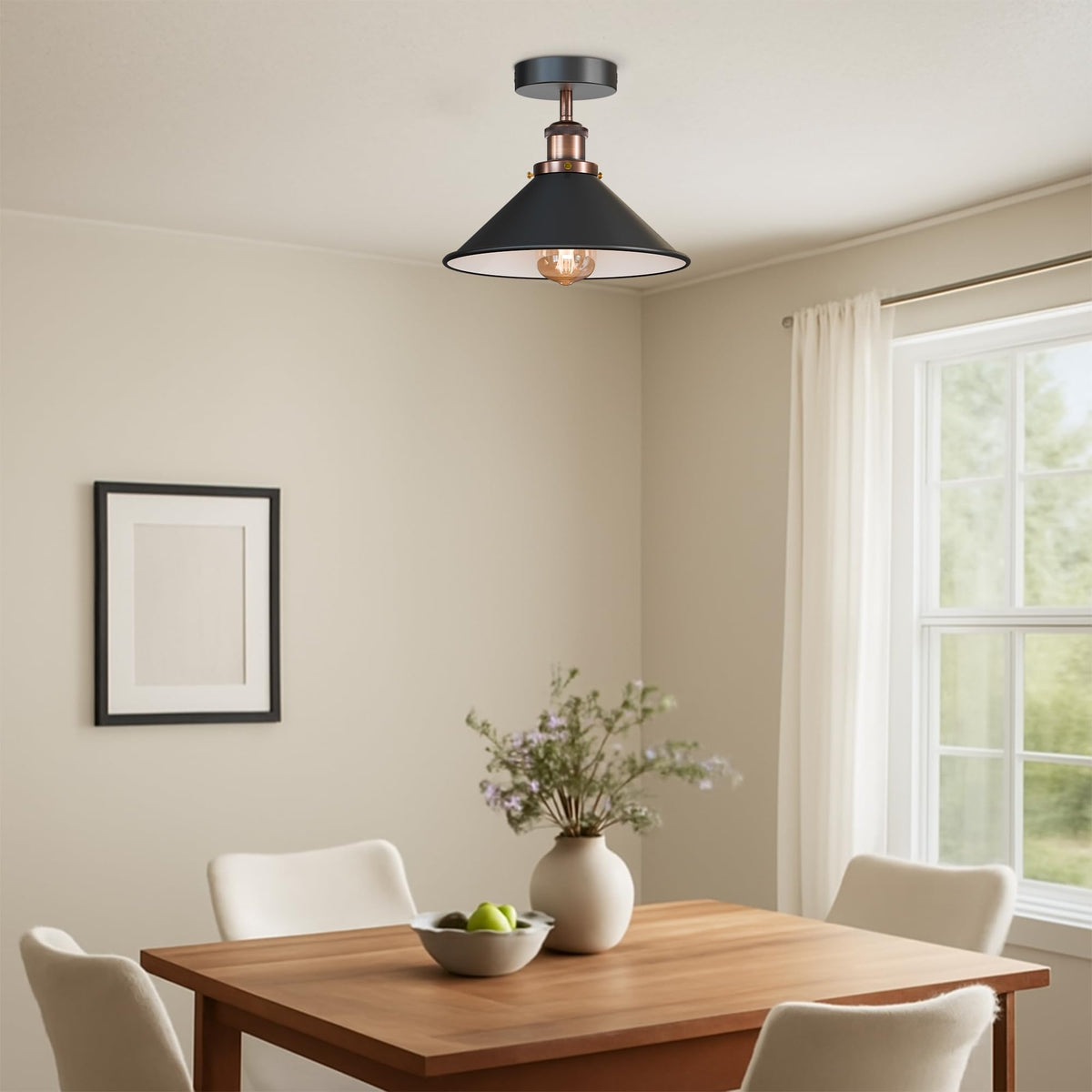 vintage style loft lamp shade