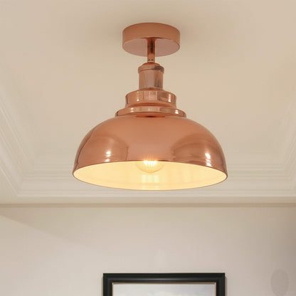 Industrial Modern Semi Flush Mount Ceiling Light~4064