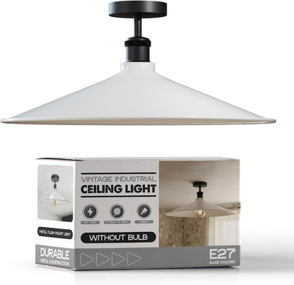 Vintage E27 Semi Flush Mount Metal Ceiling Lights~4069