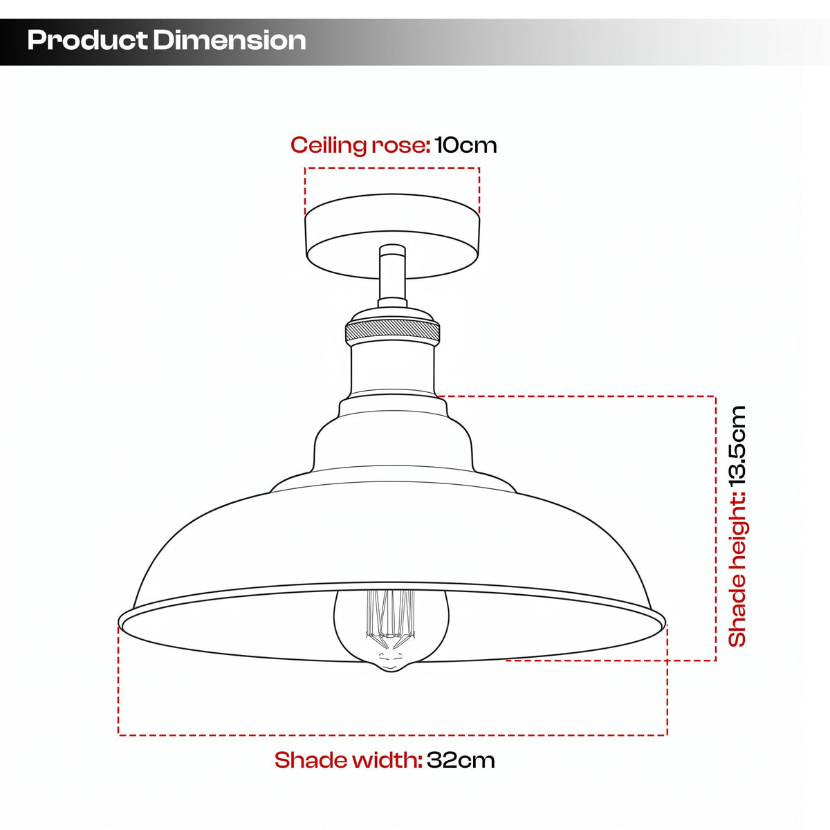 industrial cage light semi flu