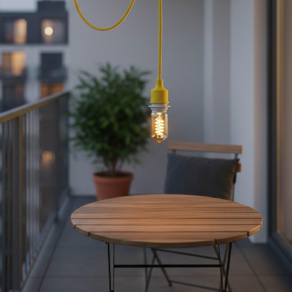black spider pendant light