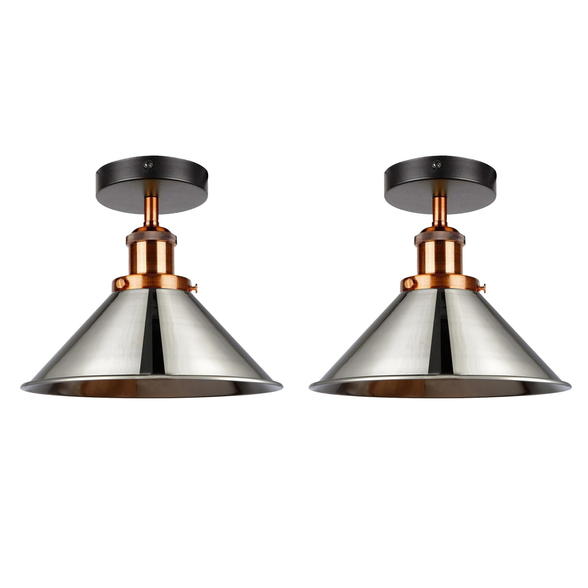 rustic copper ceiling lamp sha