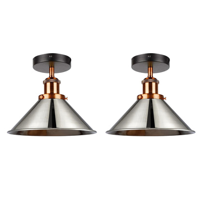 rustic copper ceiling lamp sha