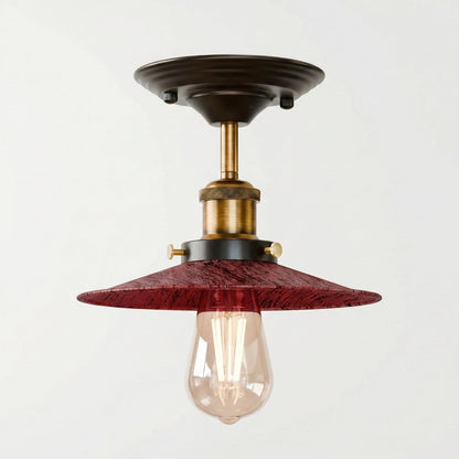 Industrial Semi Flush Mount LED Ceiling Light~4047
