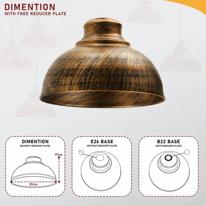 2Pack 29cm Lamp Shade,Pendant Ceiling Light Shade~4080