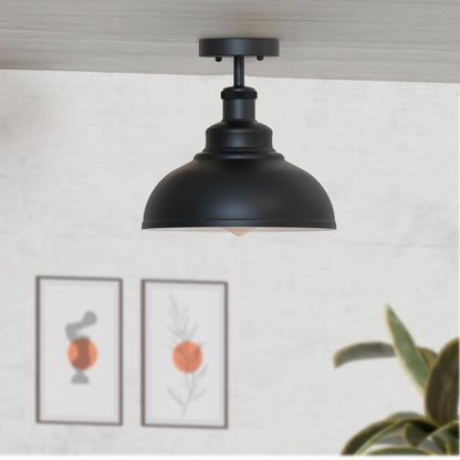 Industrial Modern Semi Flush Mount Ceiling Light~4064