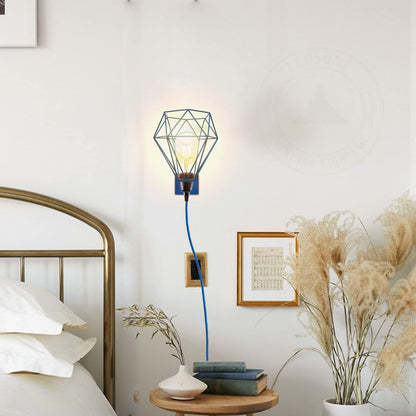 Industrial hanging 4m Plug in Pendant Light Fit~4065