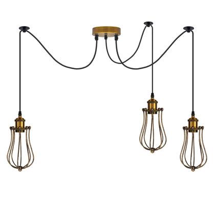 industrial cage hanging light