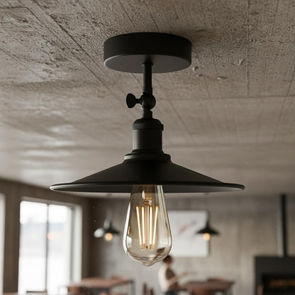 Retro E27 Base Adjustable Metal Ceiling Light~4046