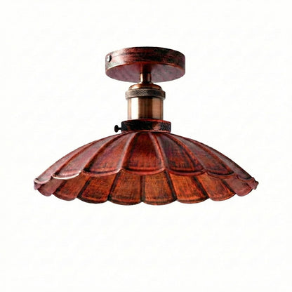 Vintage Retro Semi Flush Mount Metal Ceiling Lamp~4058