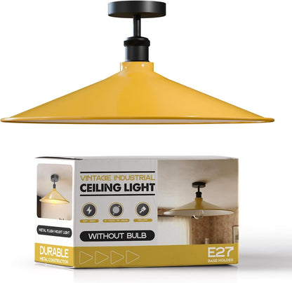 Vintage E27 Semi Flush Mount Metal Ceiling Lights~4069