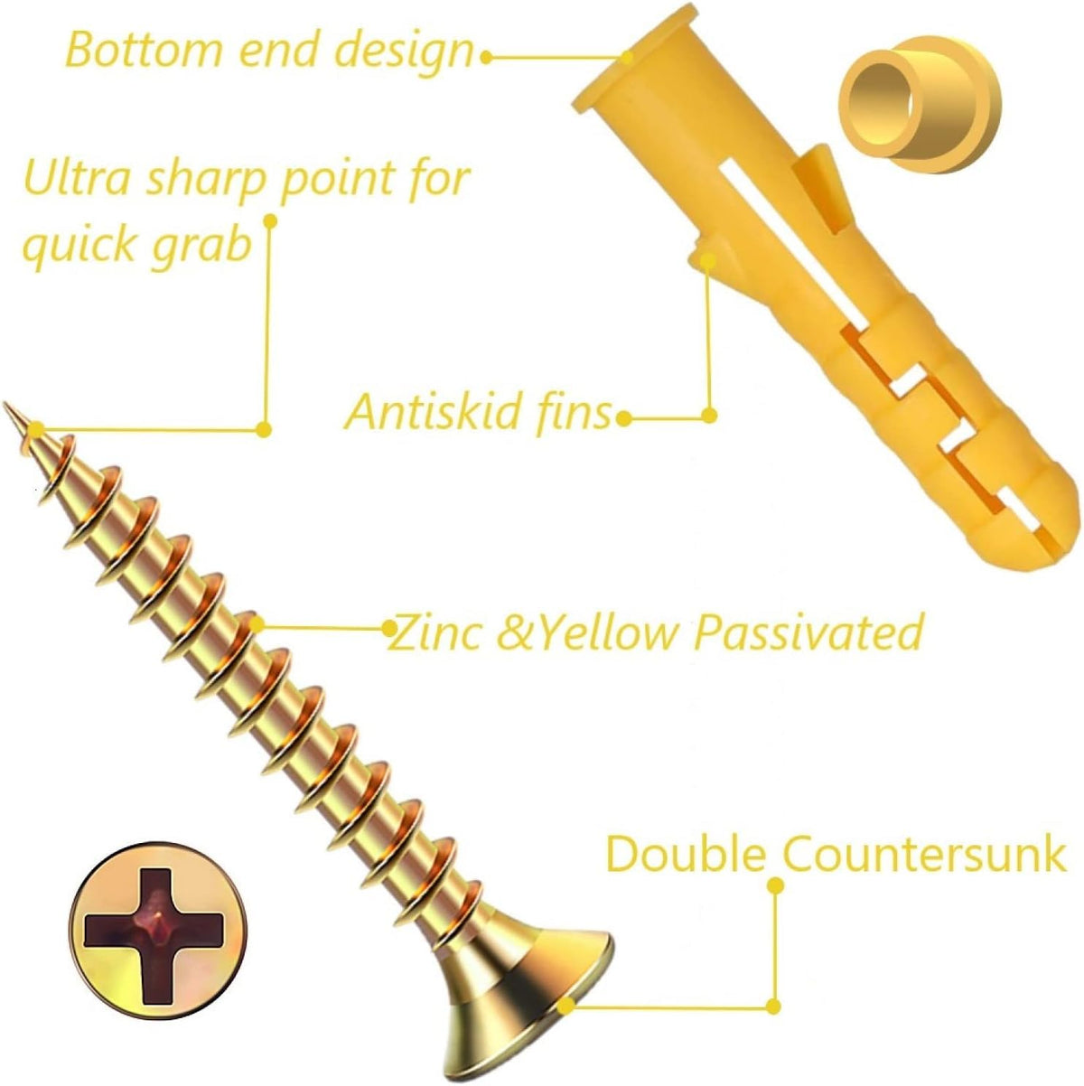 drywall wall plugs and screws