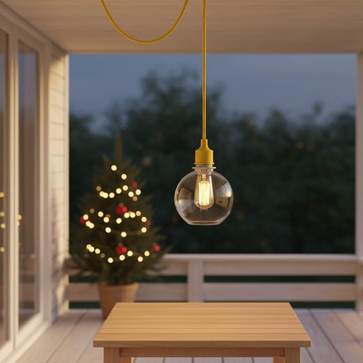 black spider pendant light