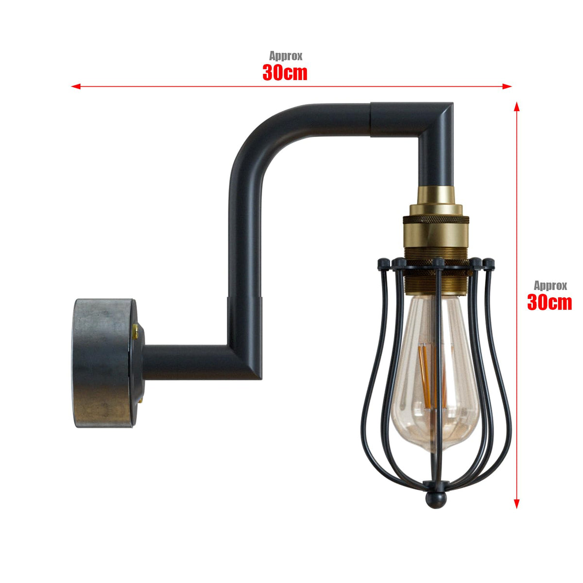 industrial wall light pipe