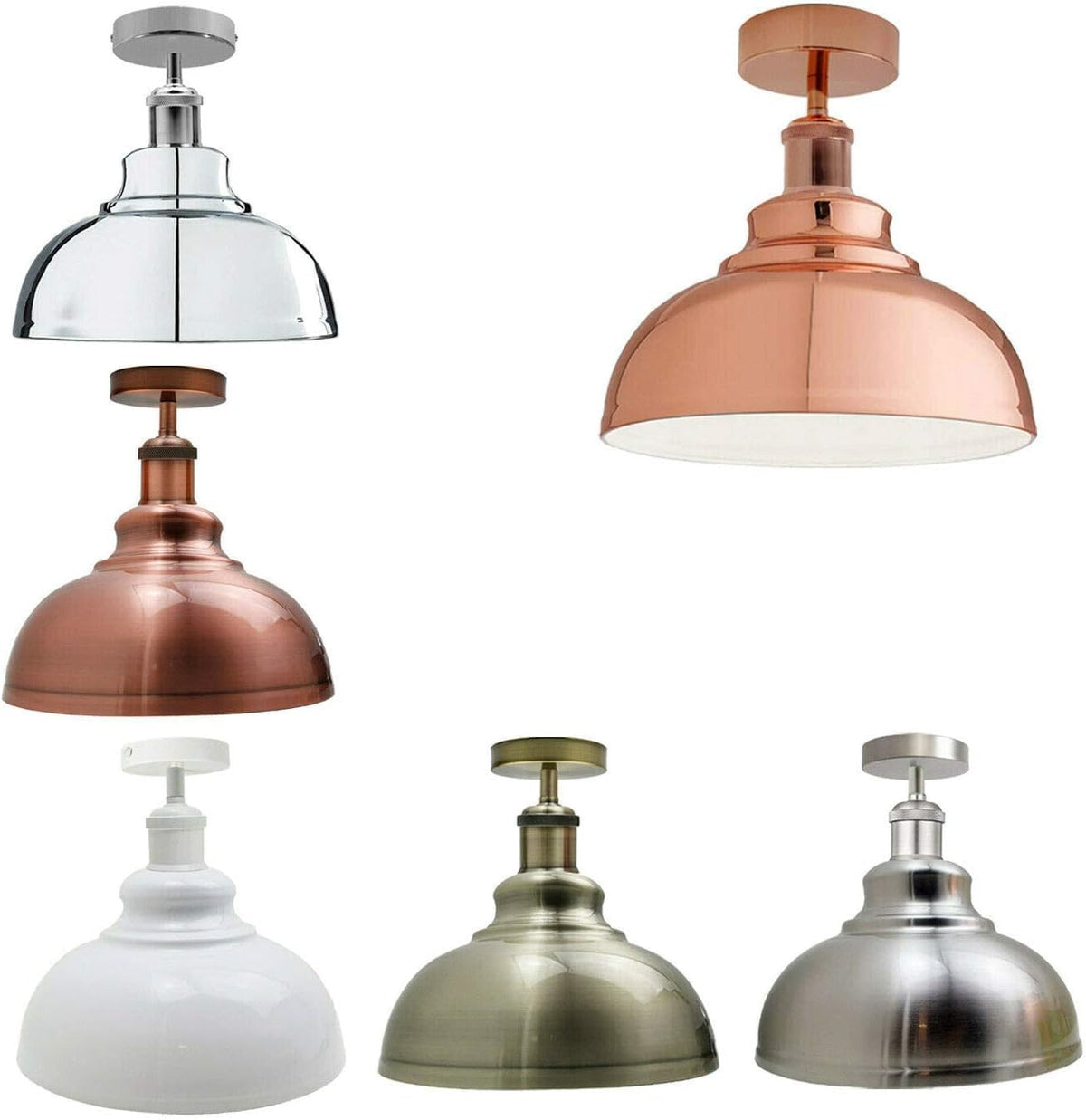 Industrial Modern Semi Flush Mount Ceiling Light~4064