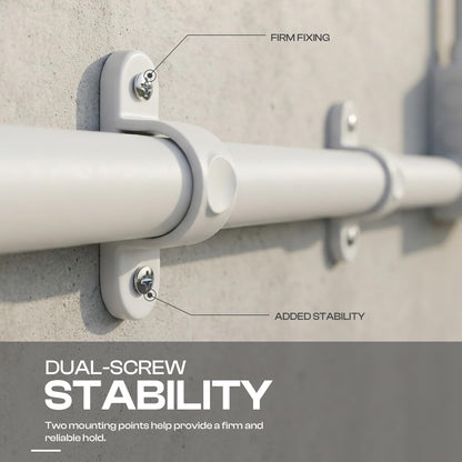 20mm white PVC conduit saddle