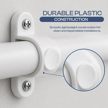 20mm white PVC conduit saddle