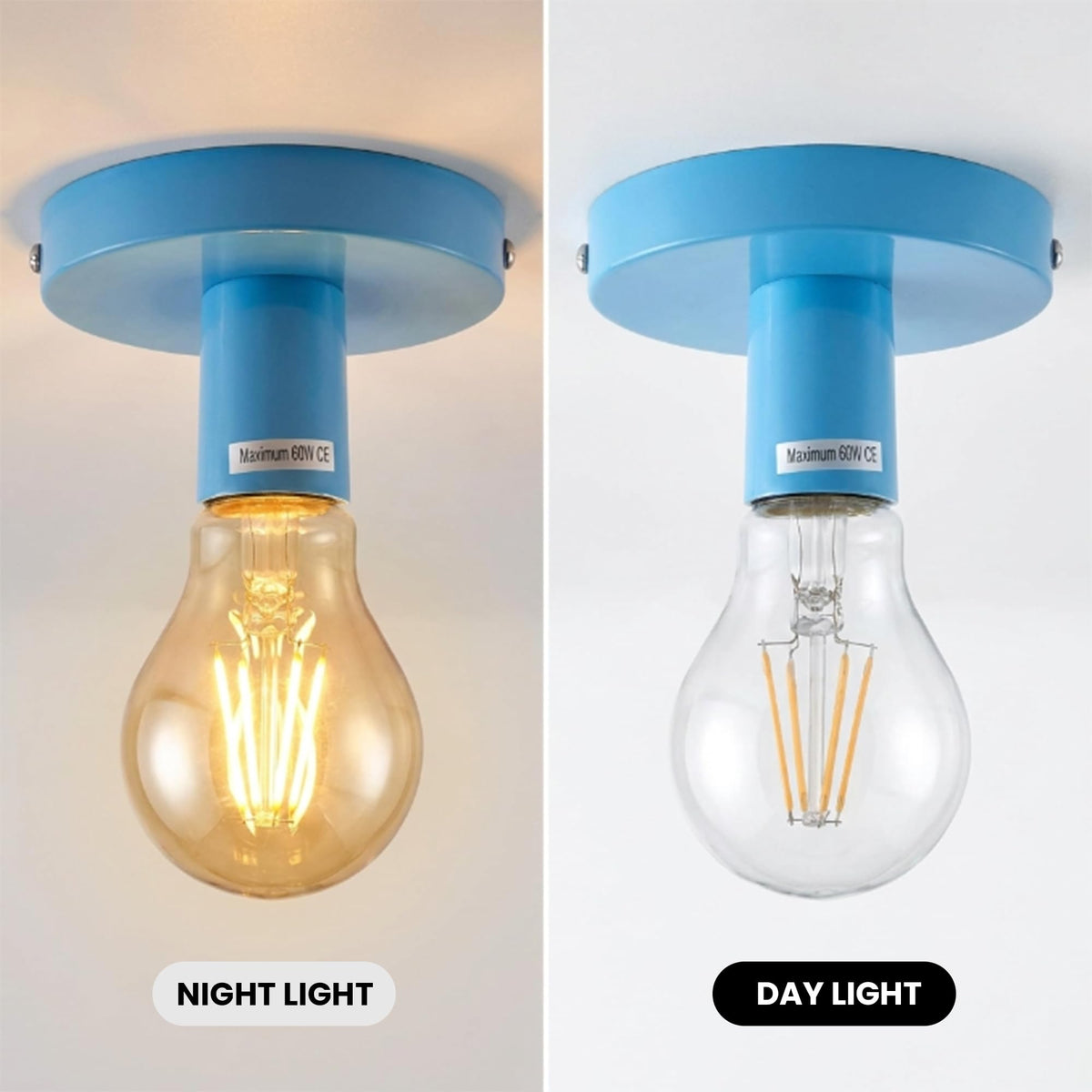 Vintage flush ceiling light la