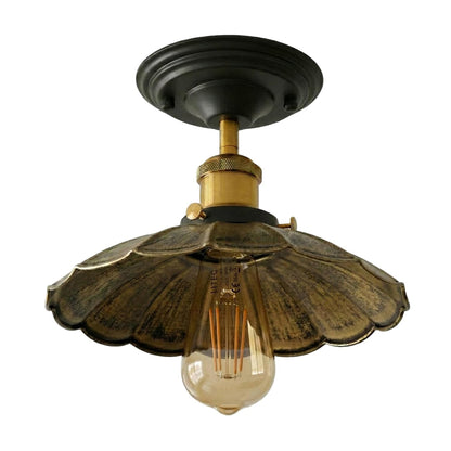 Industrial Semi Flush Mount E27 Ceiling mount Fitting~4039