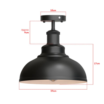 Industrial Modern Semi Flush Mount Ceiling Light~4064
