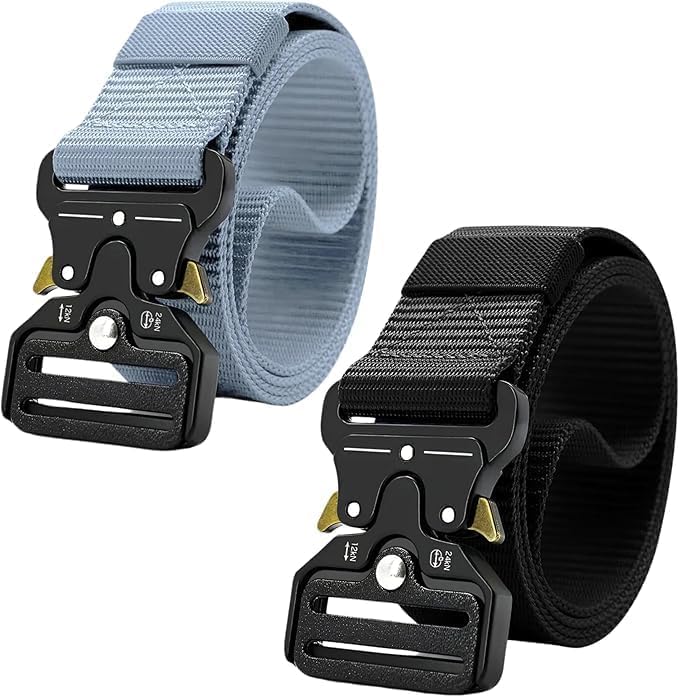 Mens Tactical Military Belts Adjustable Heavy Duty Nylon ~ 4027