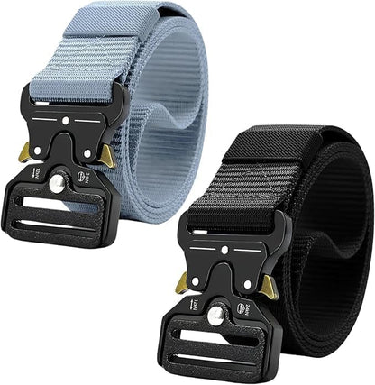 Mens Tactical Military Belts Adjustable Heavy Duty Nylon ~ 4027