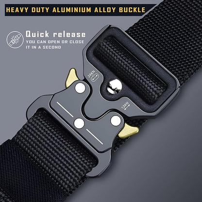 Mens Tactical Military Belts Adjustable Heavy Duty Nylon ~ 4027