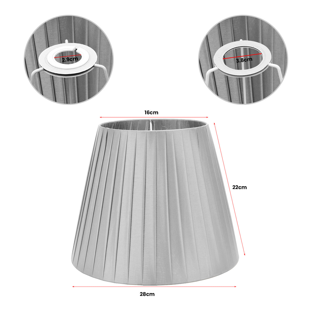 Modern Fabric Coolie Shape Ceiling  Lampshade ~ 3724 - Vintagelite