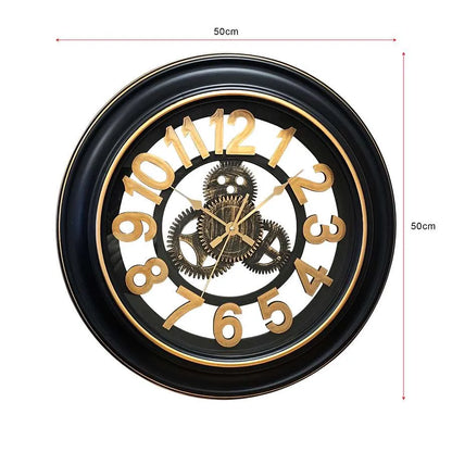 Numbers Round Battery Wall Clock size image