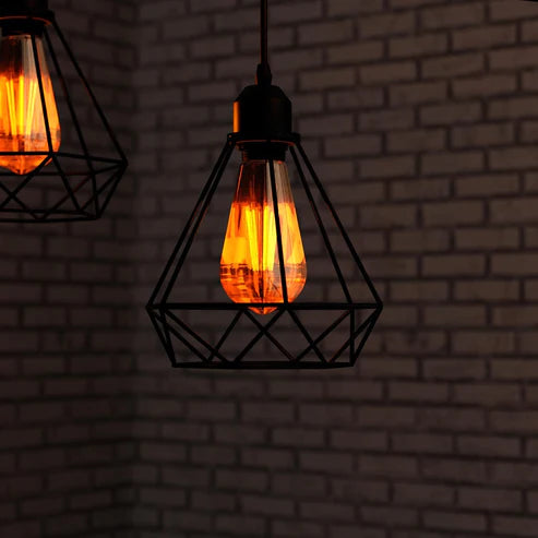  Cage Ceiling Pendant Light Fitting