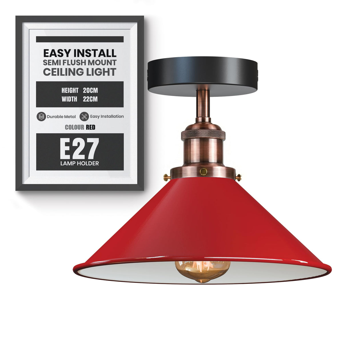 bedroom ceiling light bulb