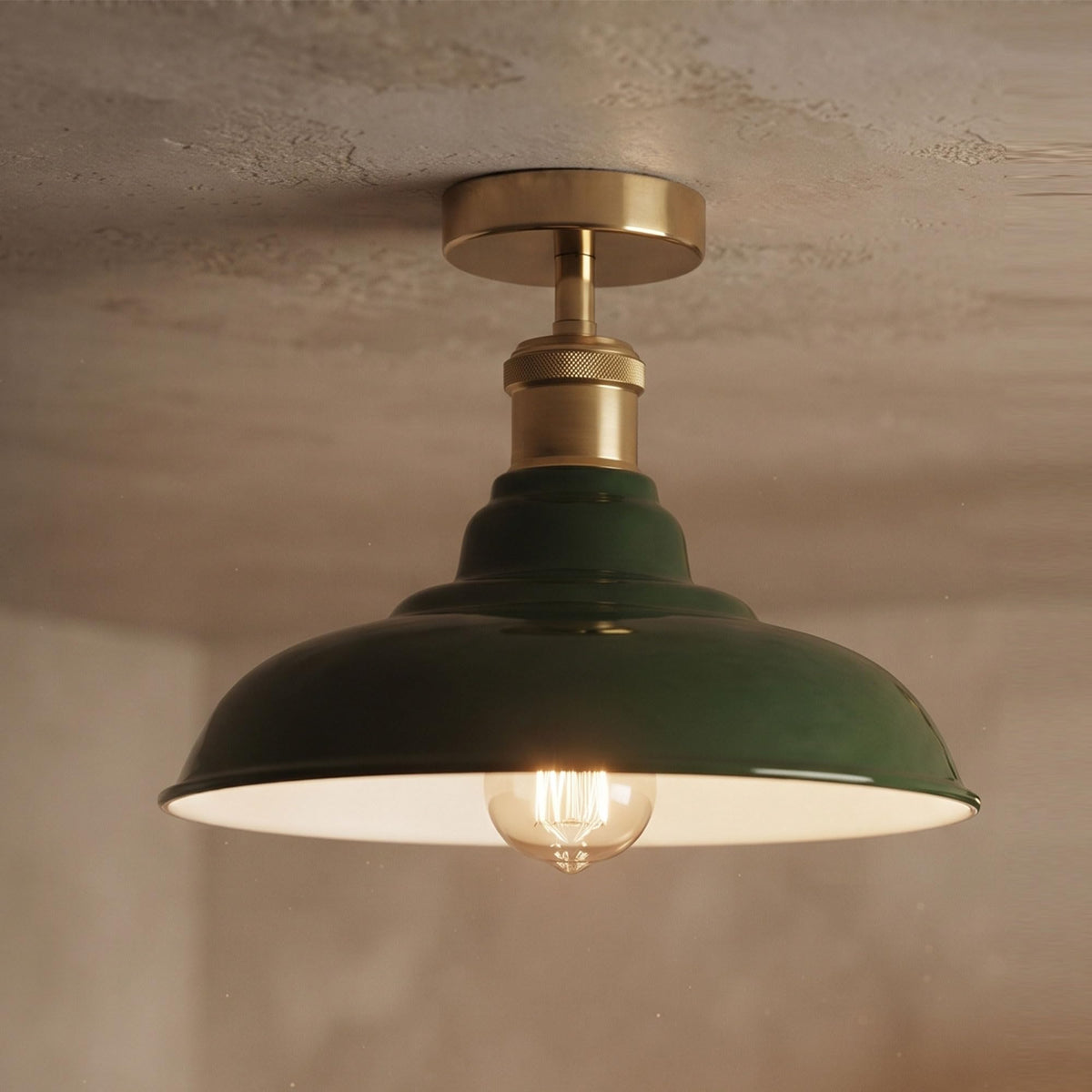 semi light flush ceiling cage