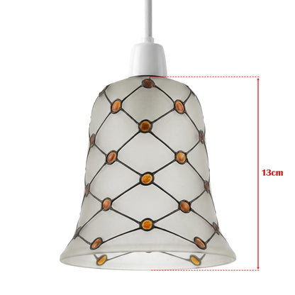 modern glass lamp shade ribbed