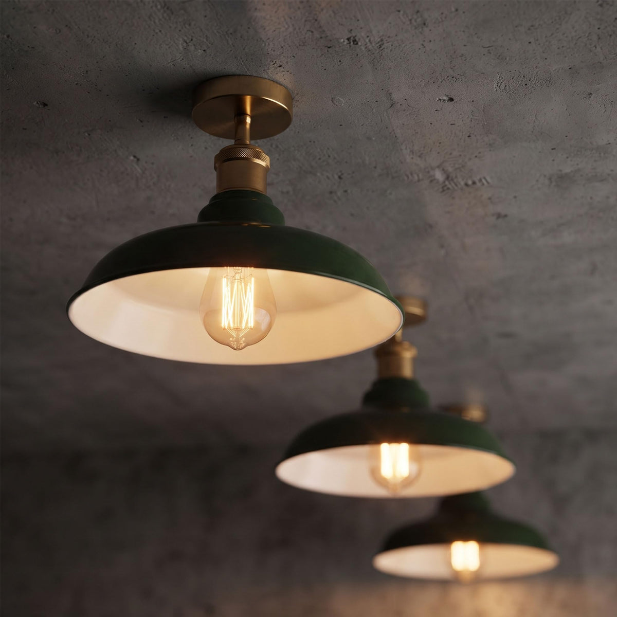 semi light flush ceiling cage