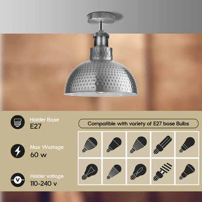 Industrial Modern Semi Flush Mount Ceiling Light~4064