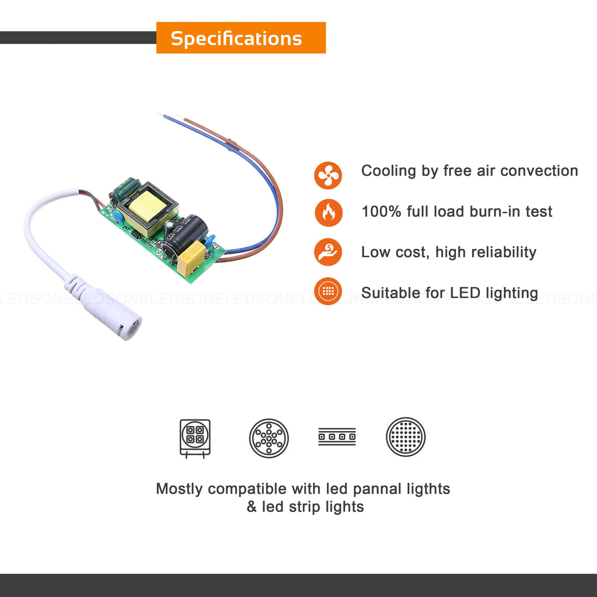 led driver 300ma 3w supply