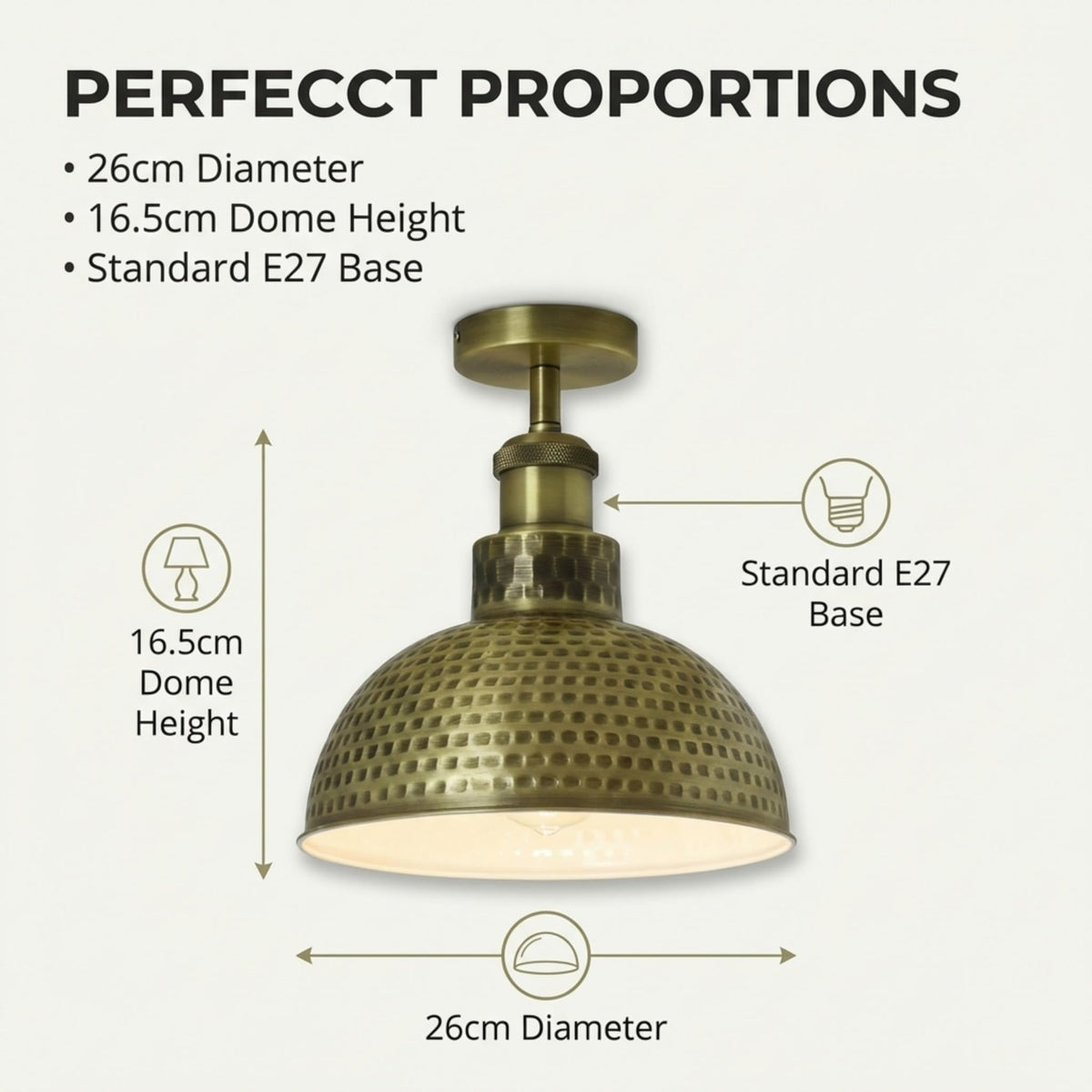 Industrial Modern Semi Flush Mount Ceiling Light~4064