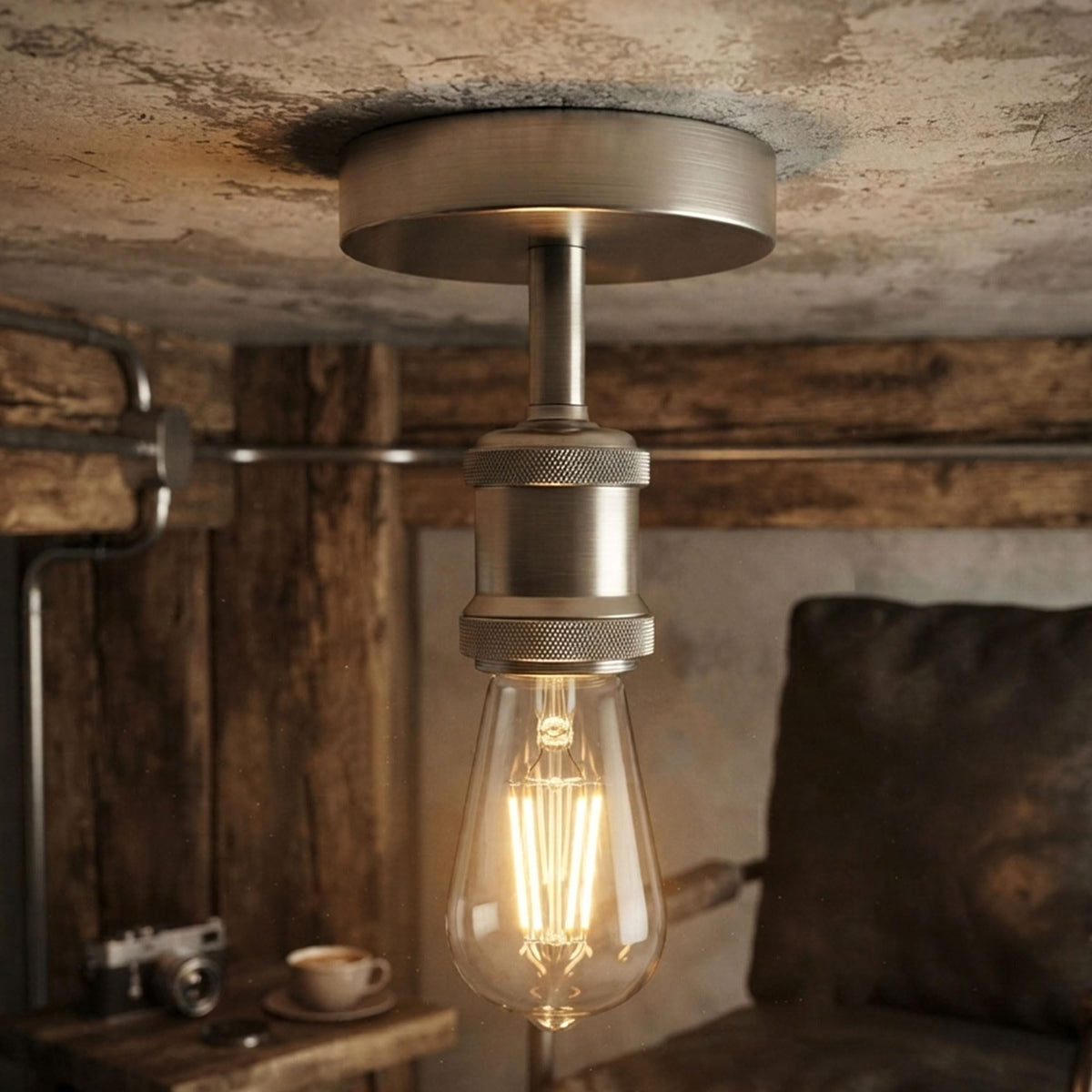 bayonet to e27 adapter lamp