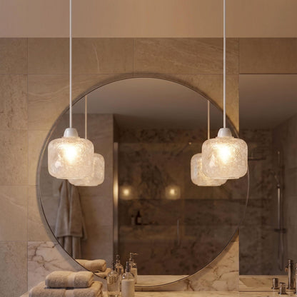 2Pack Glass Lamp Shade E27 Easy Fit Ceiling Pendant~4111
