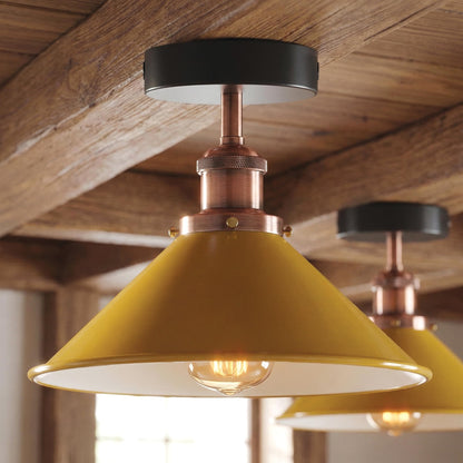 raffia shade ceiling light