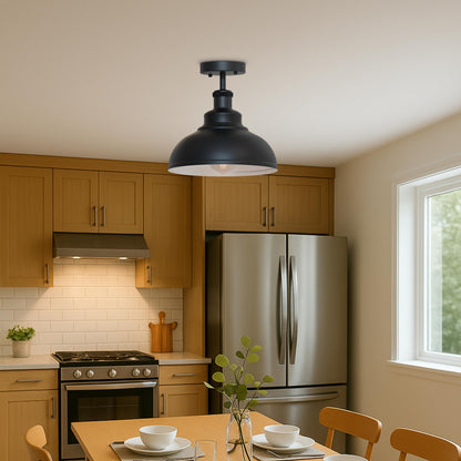 Industrial Modern Semi Flush Mount Ceiling Light~4064