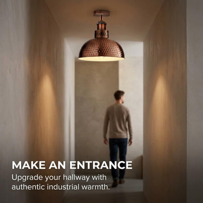 Industrial Modern Semi Flush Mount Ceiling Light~4064