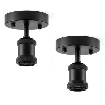 2 Pack Vintage Fully Earth Ceiling Light Flush Mount E27 Lamp~4083