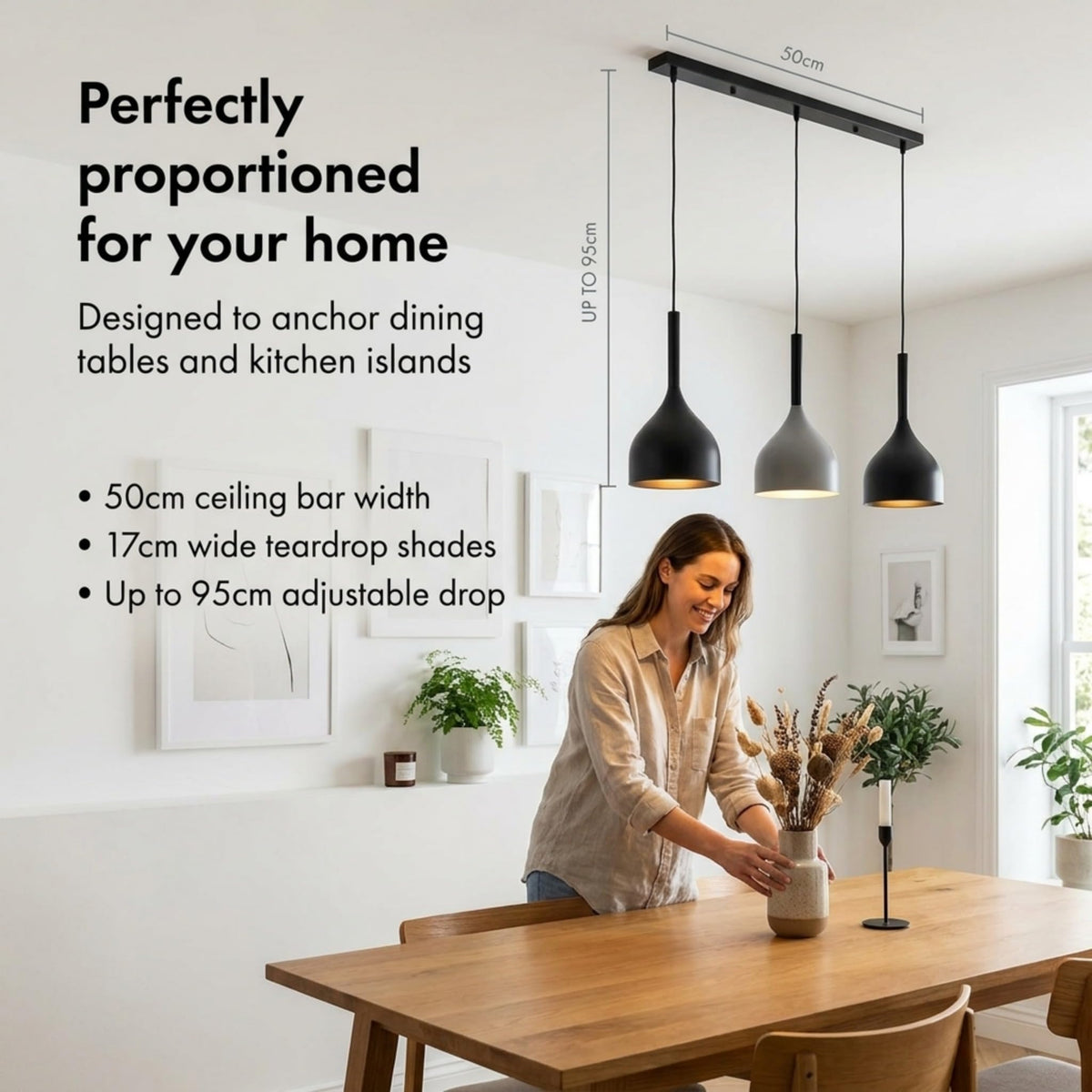 3 Way Pendant Light~4060