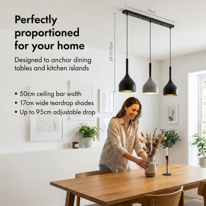 3 Way Pendant Light~4060